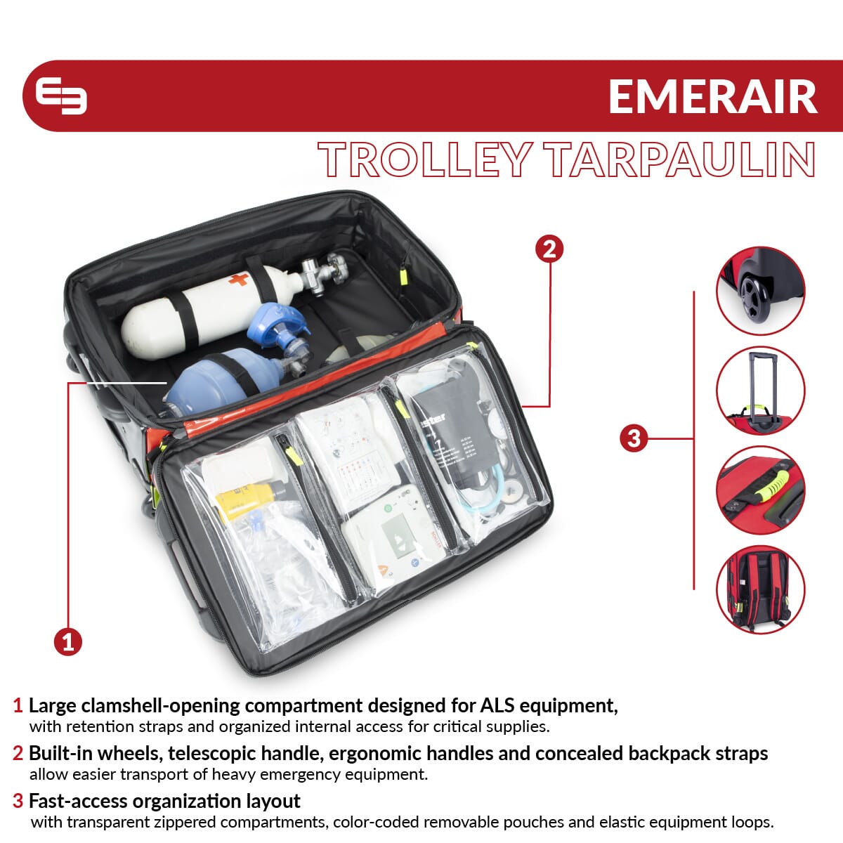 EMERAIR TROLLEY Tarpaulin — EB02.076