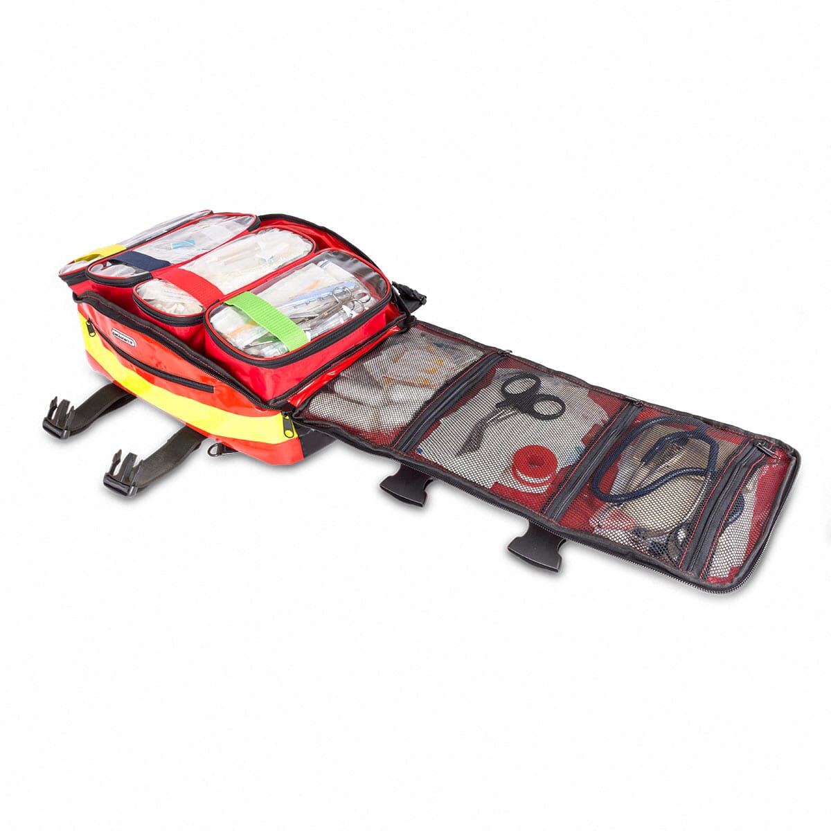 Trapezoidal Emergency Backpack Red — EM13.015