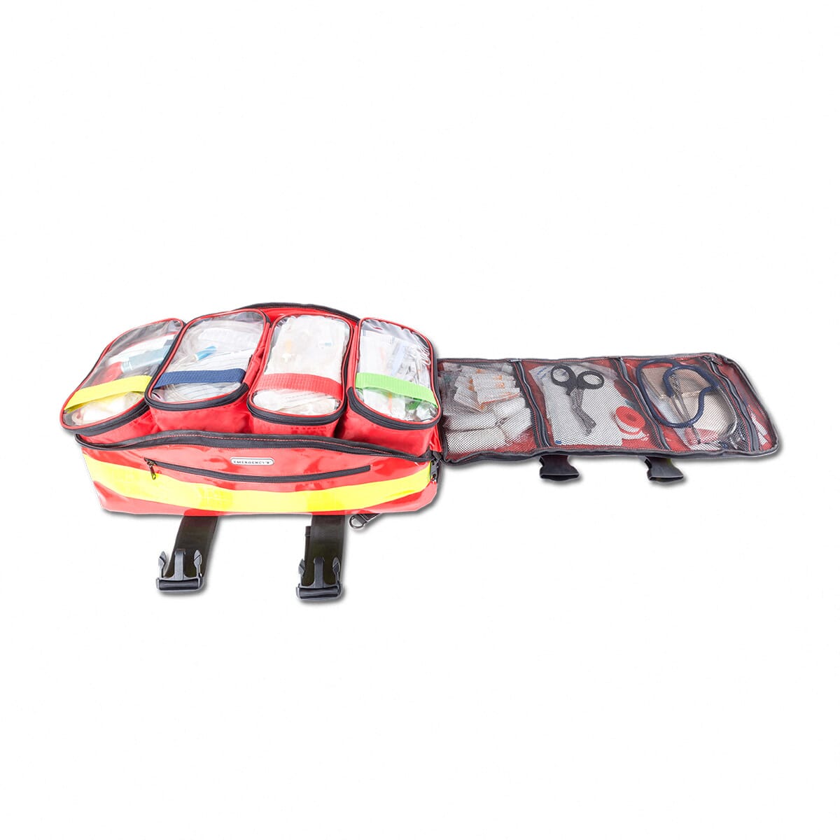 Trapezoidal Emergency Backpack Red — EM13.015
