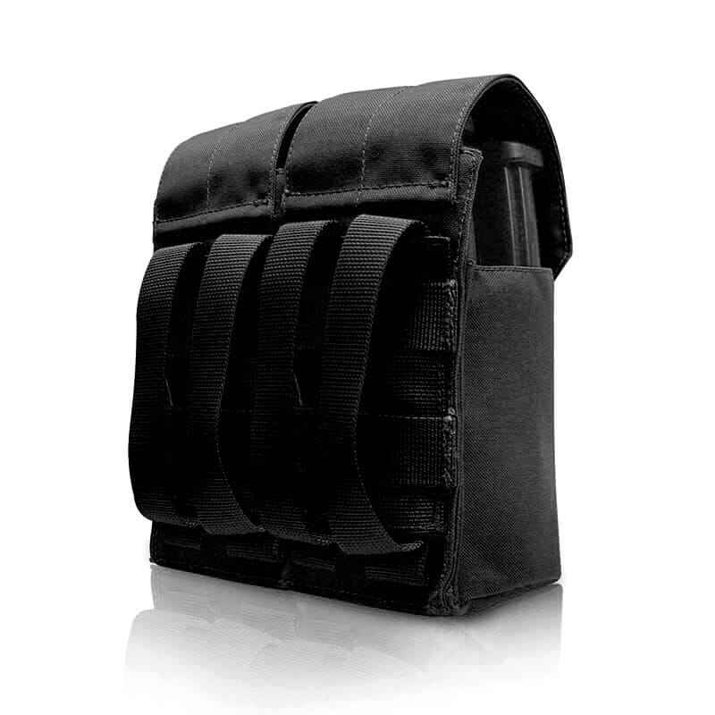 PORTA-CARGADOR CUADRUPLE, NEGRO — MB10.017