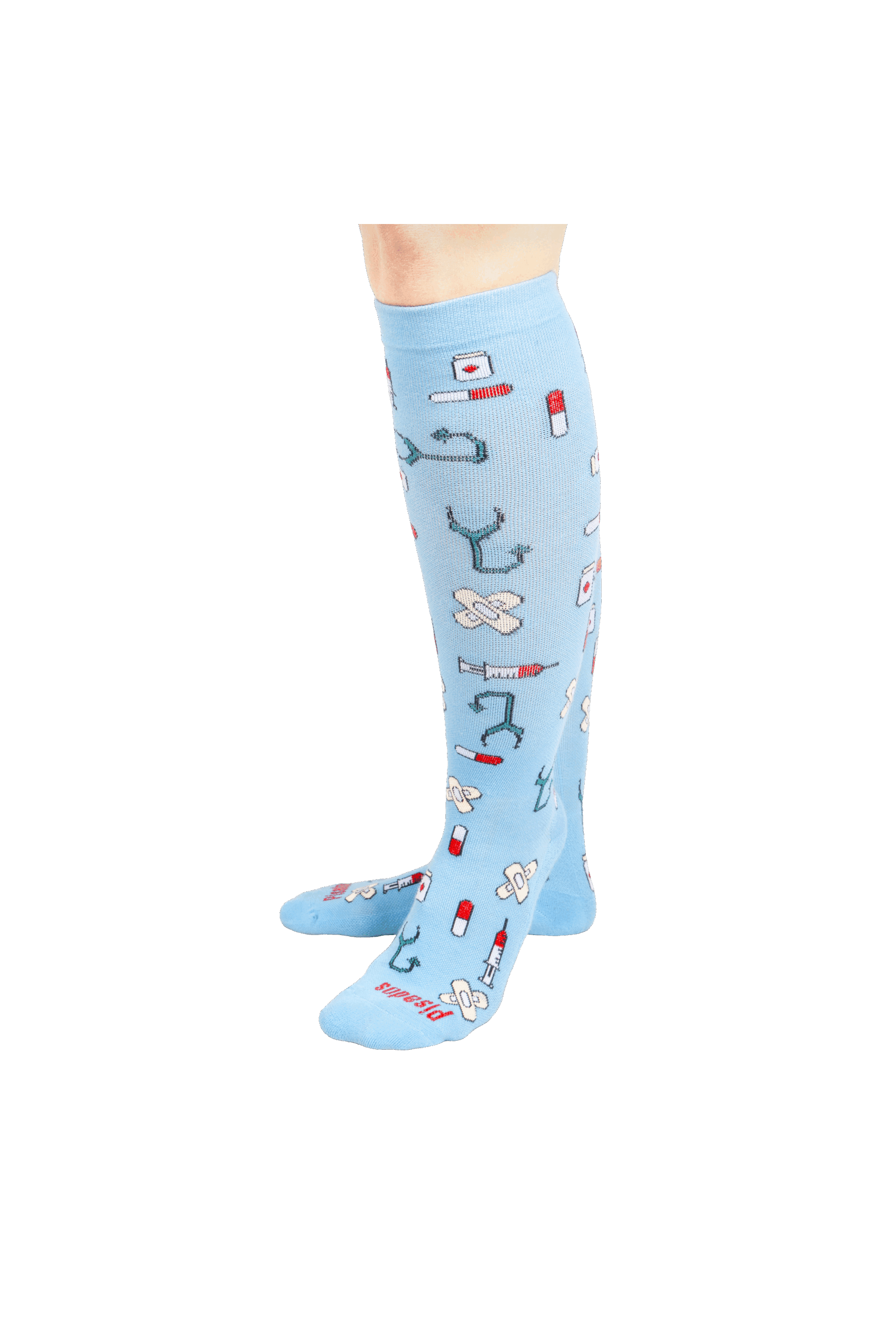 Calcetines Compresivos estampados - Blue Healthy Tools