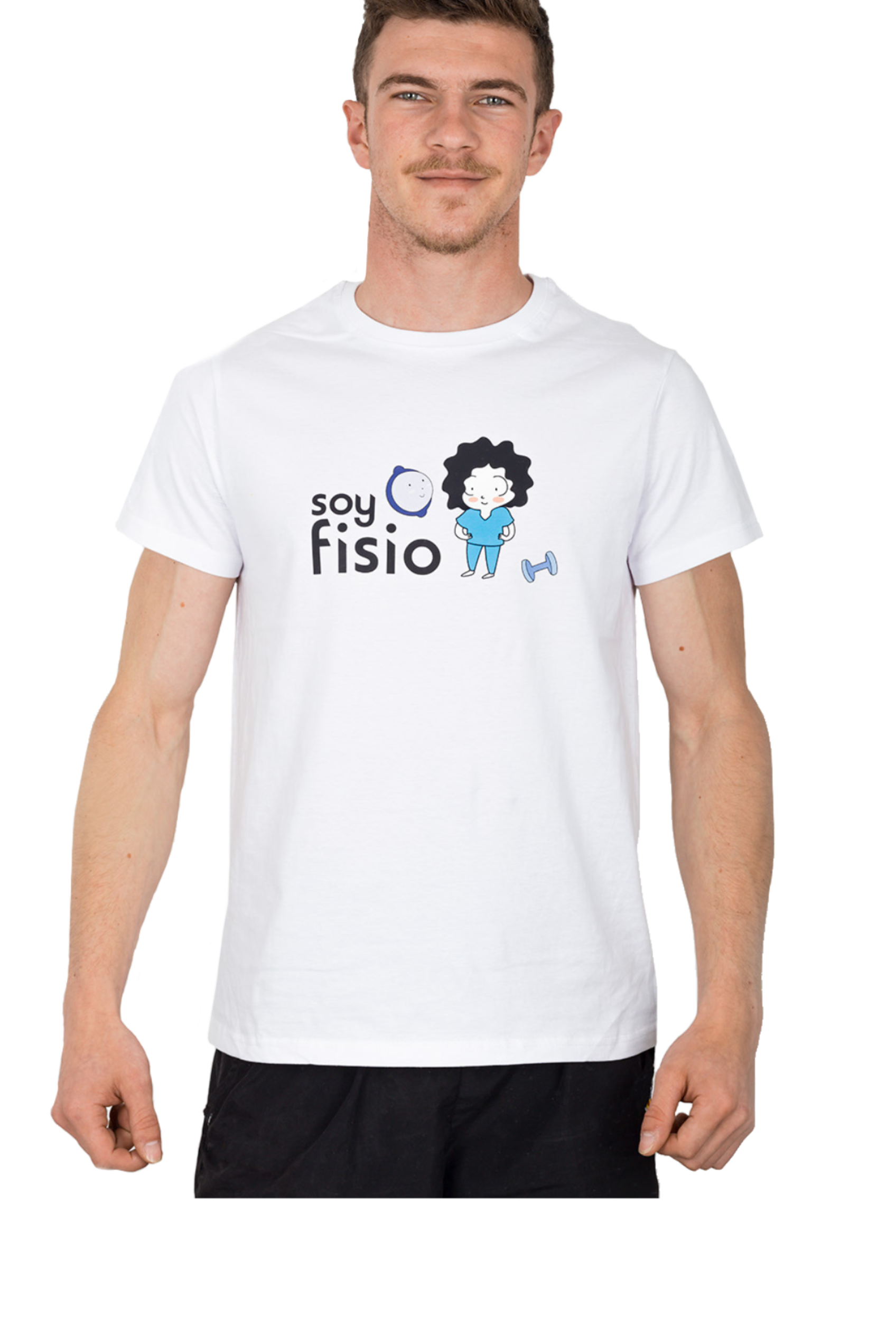 Camiseta Blanca Hombre - FisioDeMente