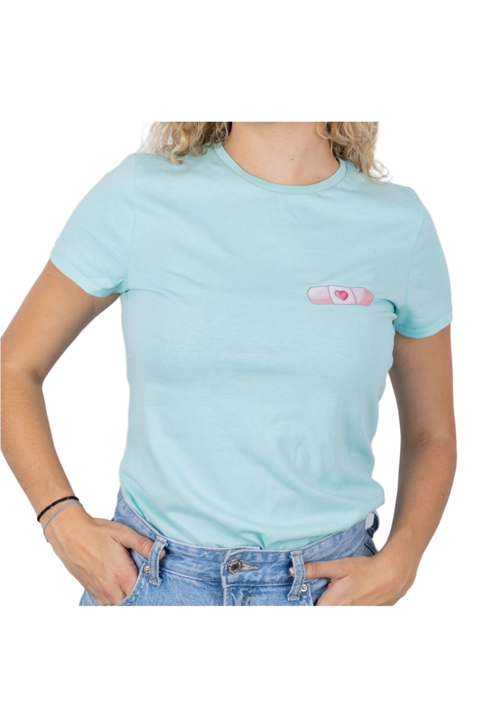 Camiseta Eco mujer Aqua - tirita @elartedecuidar_