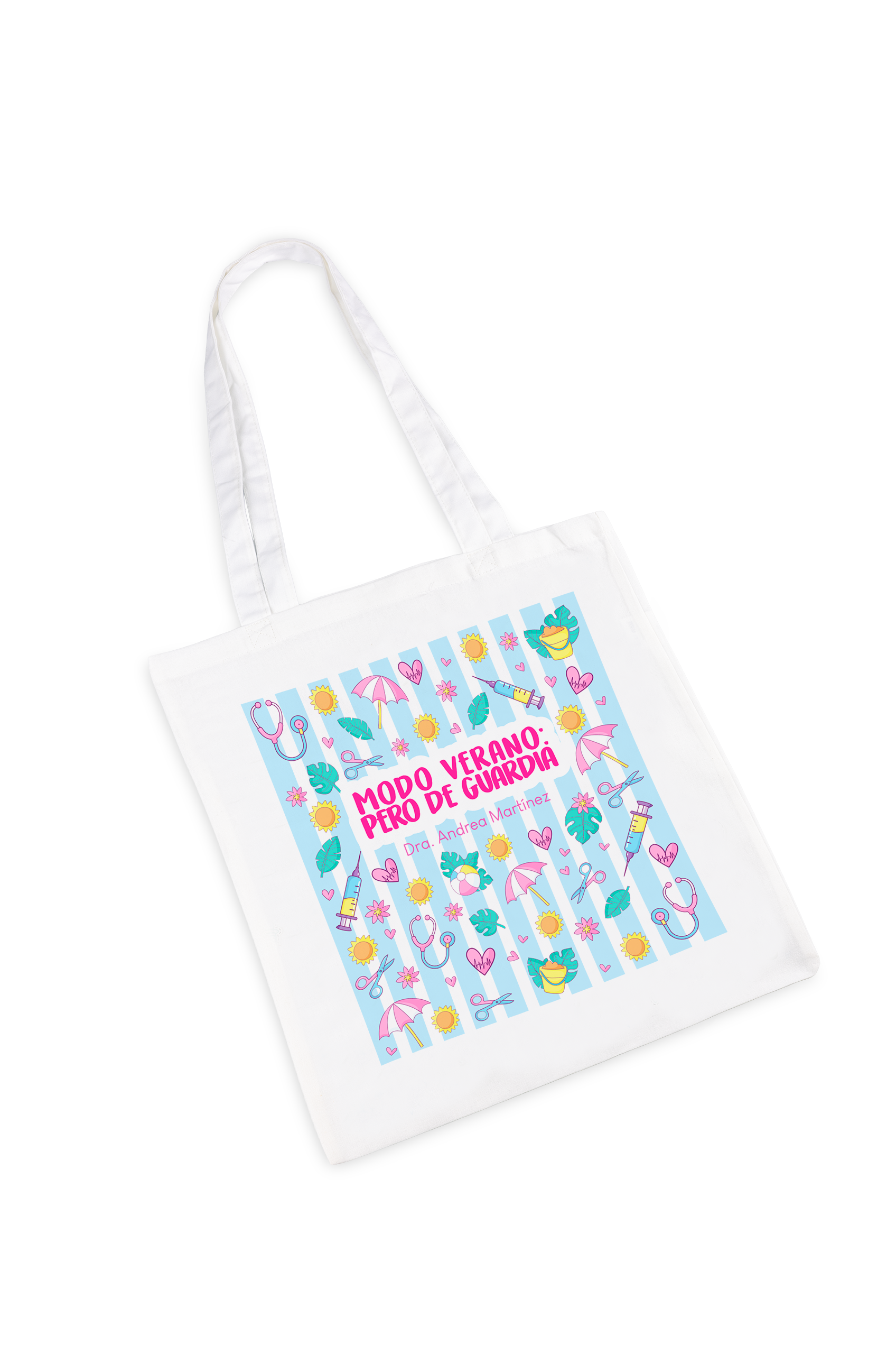 Bolsa Tote Blanca Personalizable – Summer Collection