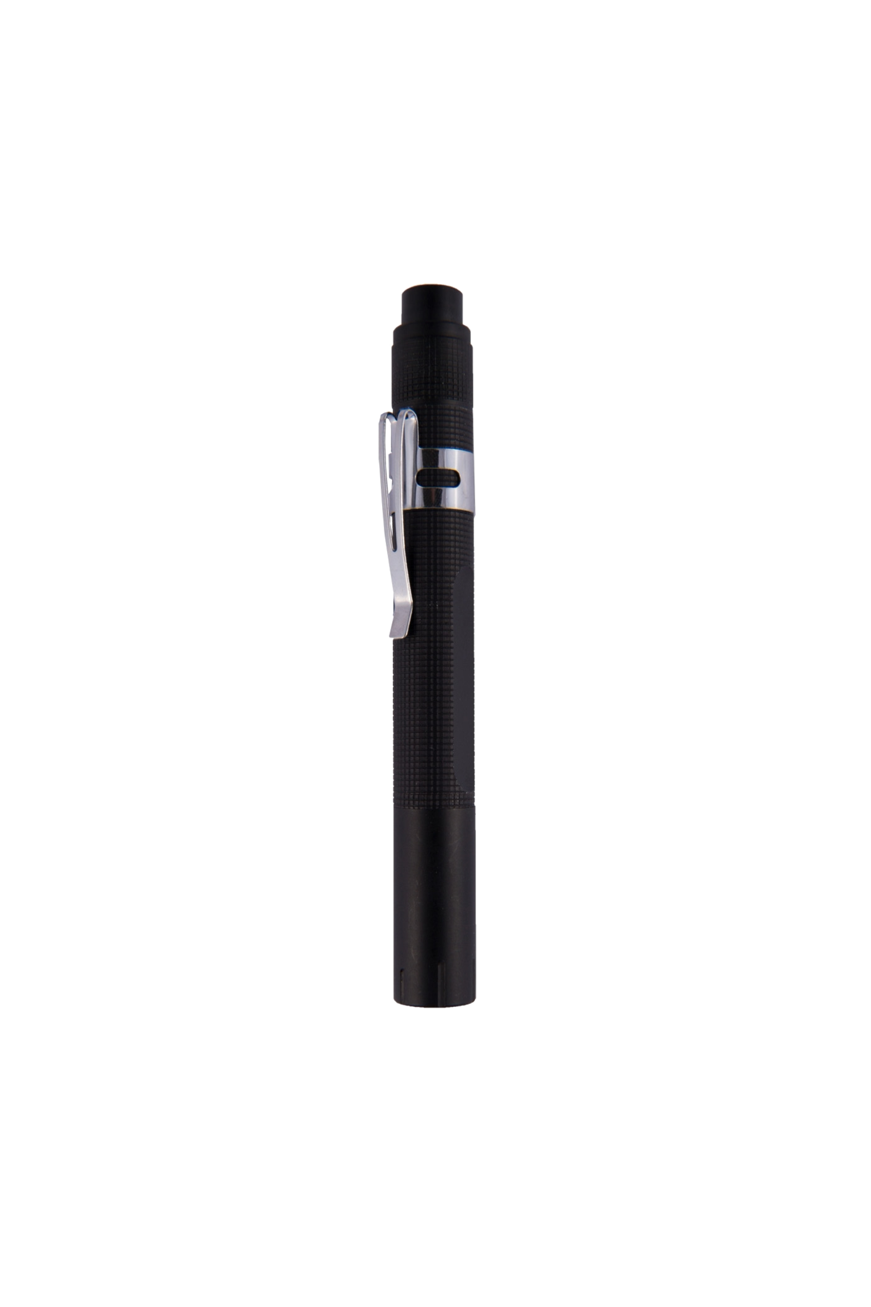 Linterna de bolsillo compacta con luz LED color Negro Mate